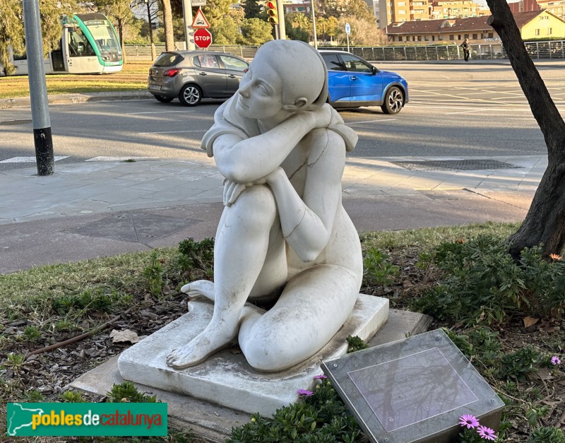 Esplugues de Llobregat - Escultura <i>Alba</i> (Eulàlia Fàbregas)