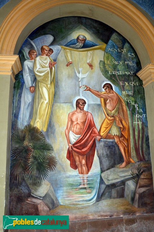 Constantí - Església de Sant Feliu. Pintures del baptisteri