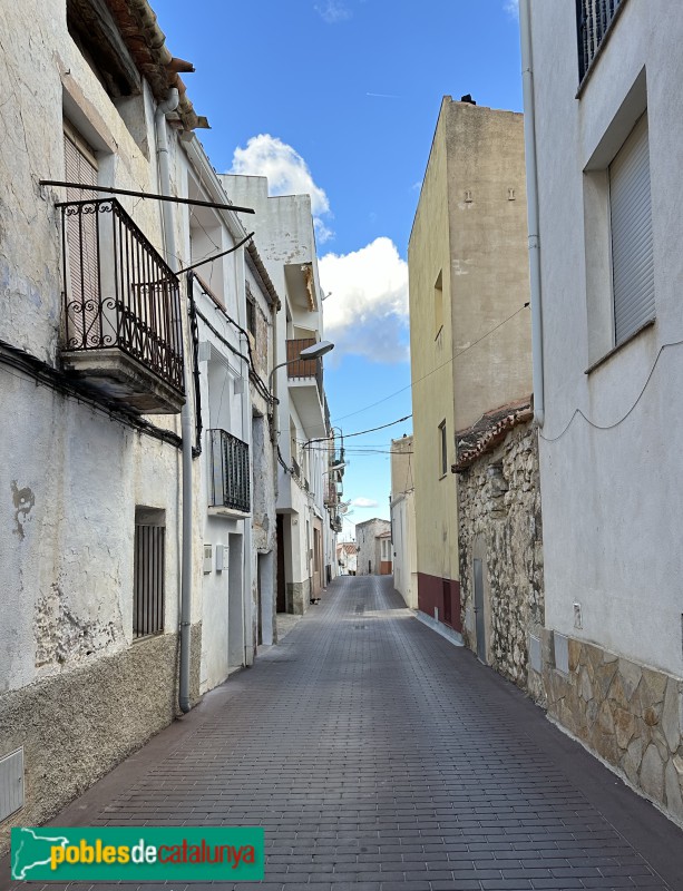 Un carrer de Mas de Barberans