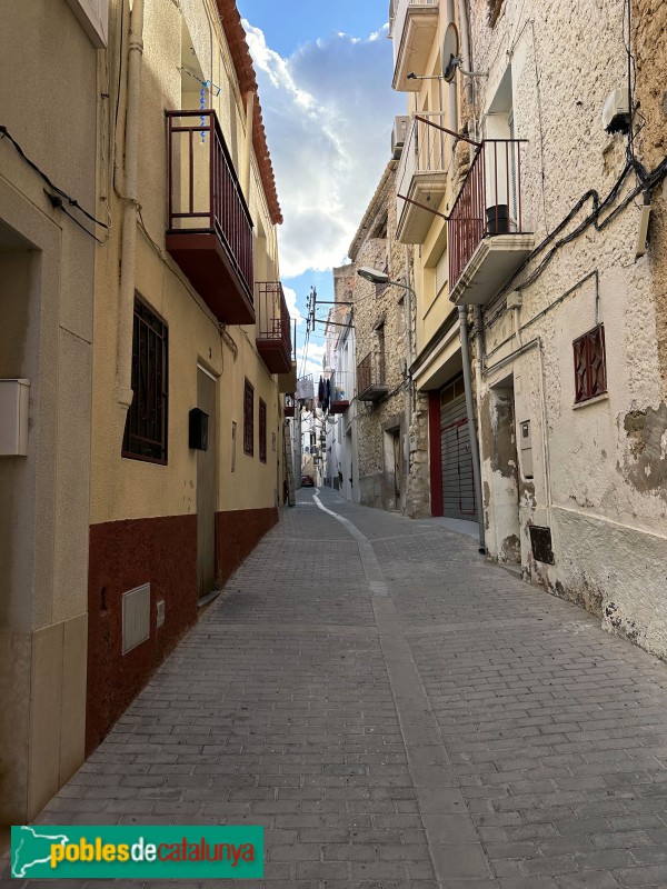 Un carrer de Mas de Barberans