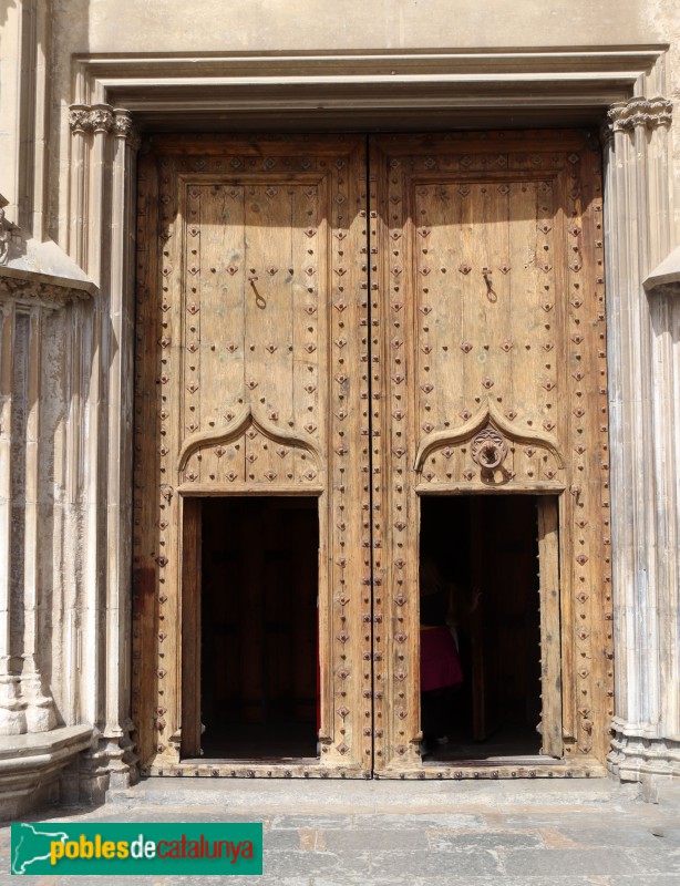 Girona - Catedral. Porta dels Apòstols