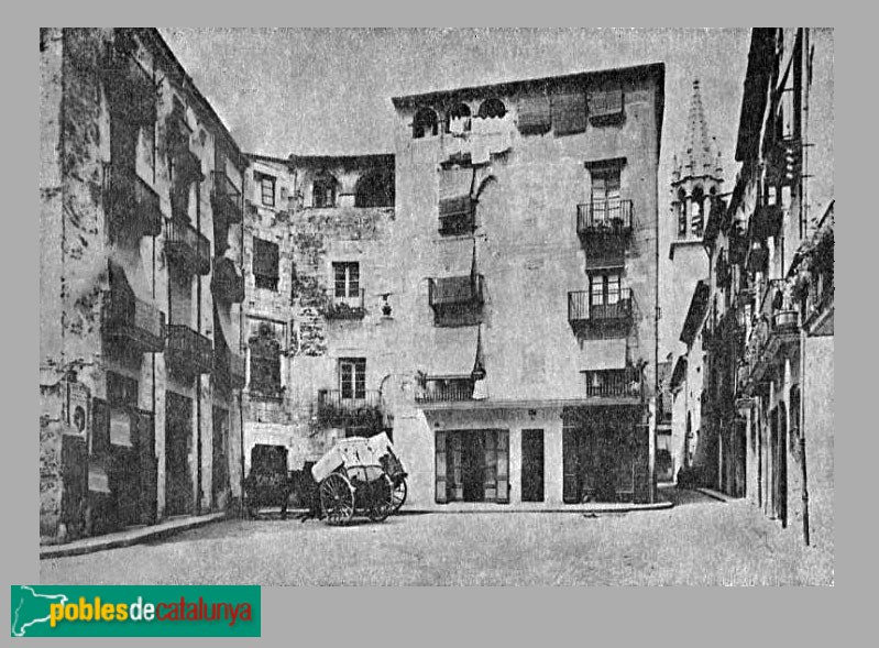 Girona - Casa de la Moneda. Fotografia antiga