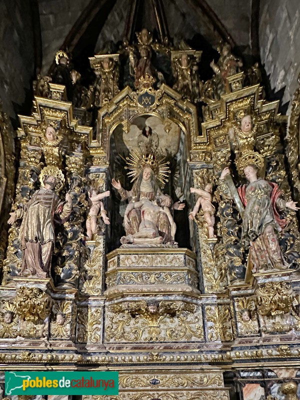 Girona - Catedral. Retaule de la Mare de Déu dels Dolors