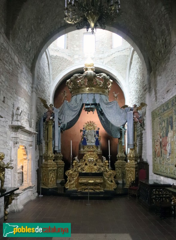 Girona - Catedral. Llit de la Mare de Déu