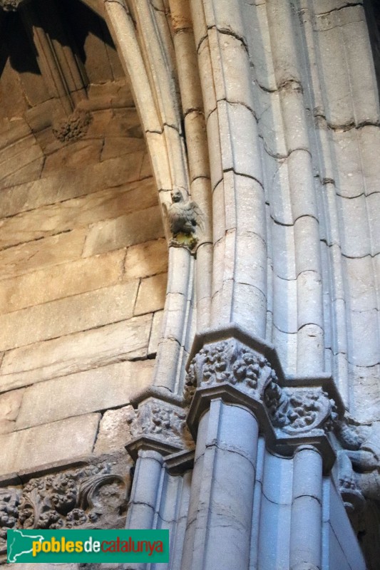 Girona - Catedral. Porta de Sant Miquel