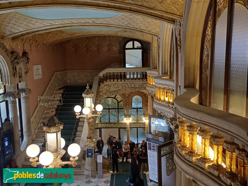 Barcelona - Palau de la Música. Vestíbul Sant Pere