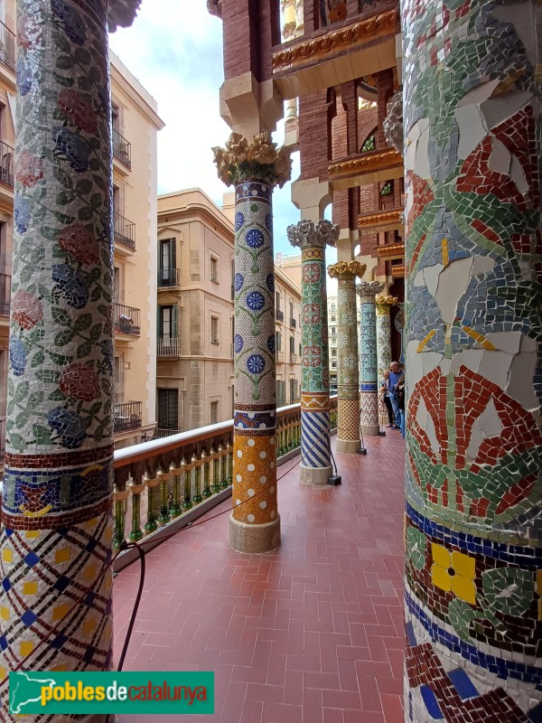 Barcelona - Palau de la Música. Sala Millet. Balcó