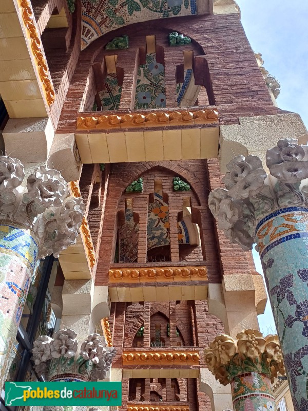 Barcelona - Palau de la Música. Sala Millet. Balcó