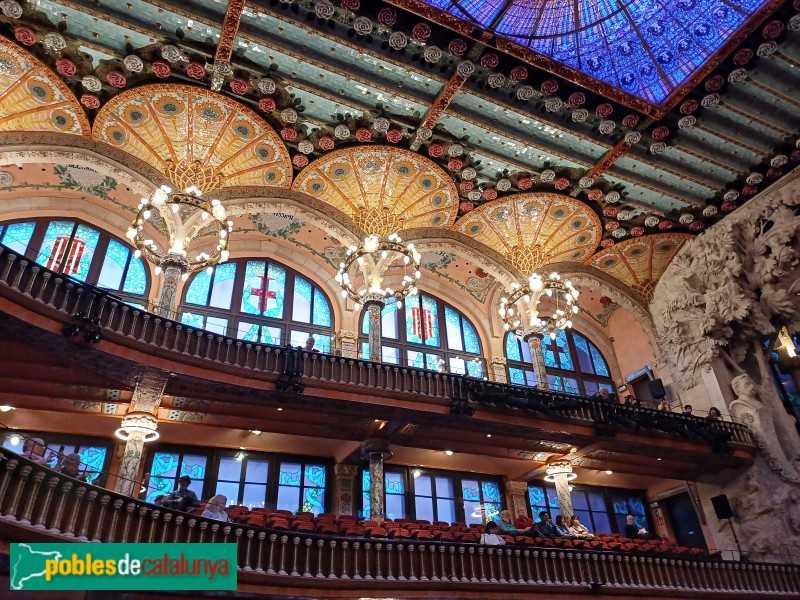 Barcelona - Palau de la Música. Sala de concerts