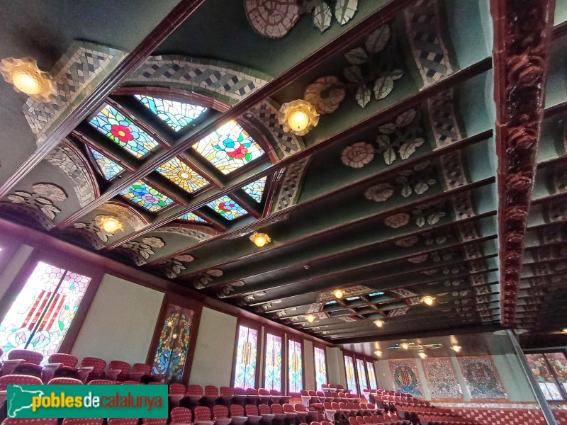 Barcelona - Palau de la Música. Sala de concerts