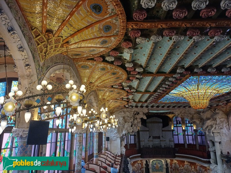 Barcelona - Palau de la Música. Sala de concerts