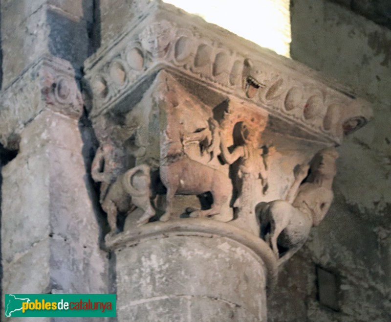 Girona - Sant Pere de Galligants. Capitell