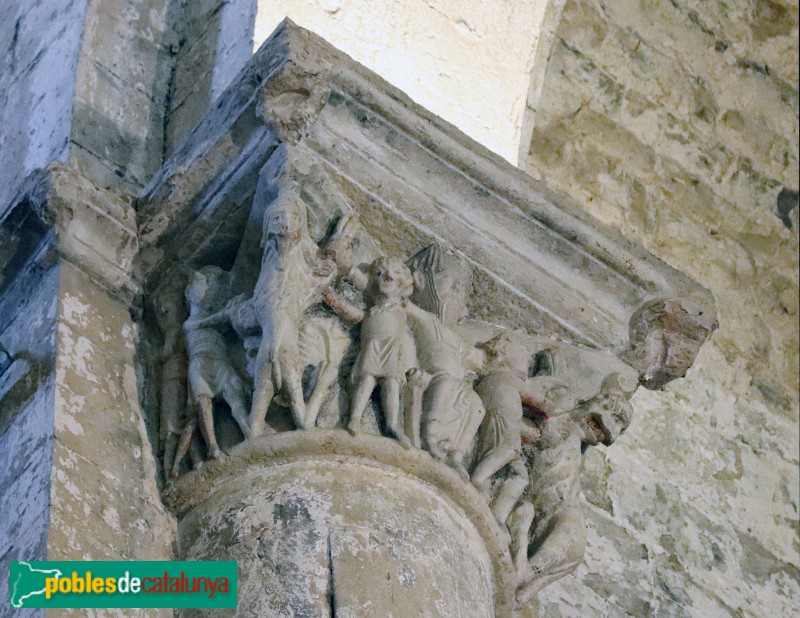 Girona - Sant Pere de Galligants. Capitell