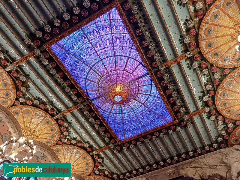 Barcelona - Palau de la Música. Sala de concerts