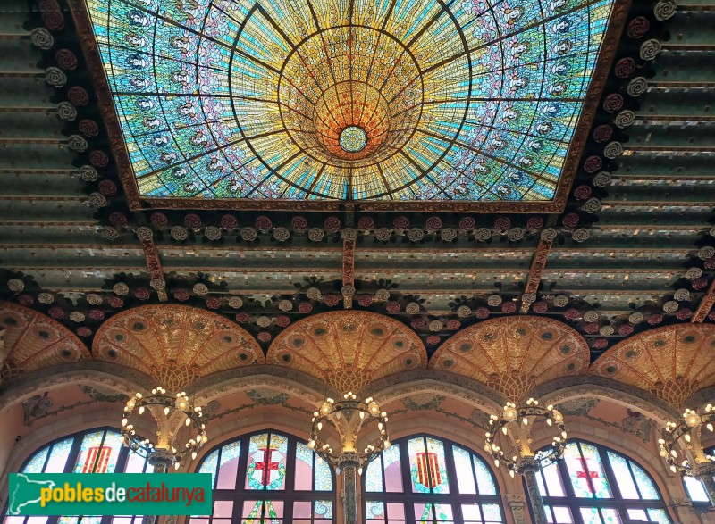 Barcelona - Palau de la Música. Sala de concerts