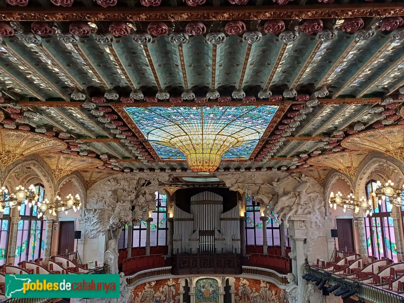 Barcelona - Palau de la Música. Sala de concerts