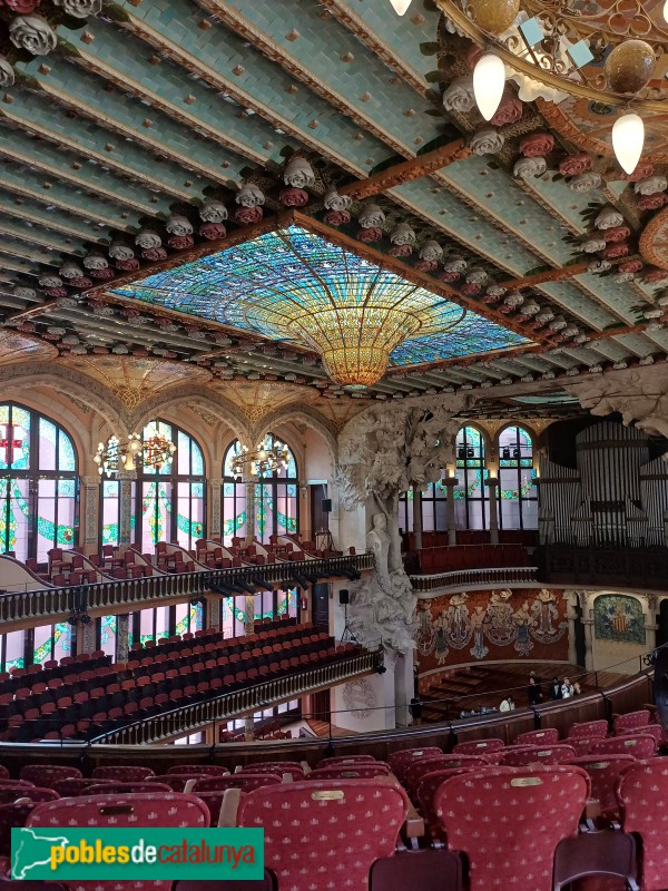 Barcelona - Palau de la Música. Sala de concerts