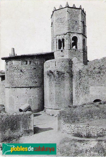 Girona - Sant Pere de Galligants. Postal antiga