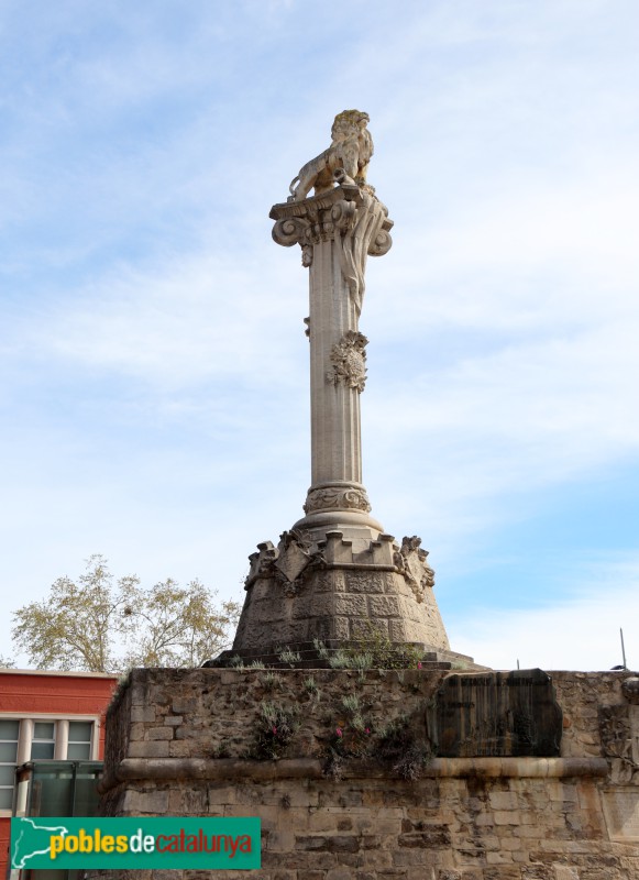 Girona - Monument del Lleó