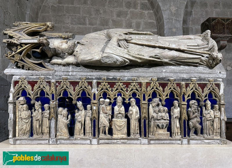 Girona - Església de Sant Feliu. Sepulcre de Sant Narcís