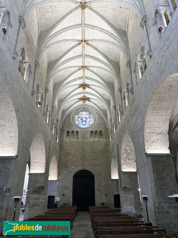 Girona - Església de Sant Feliu. Interior