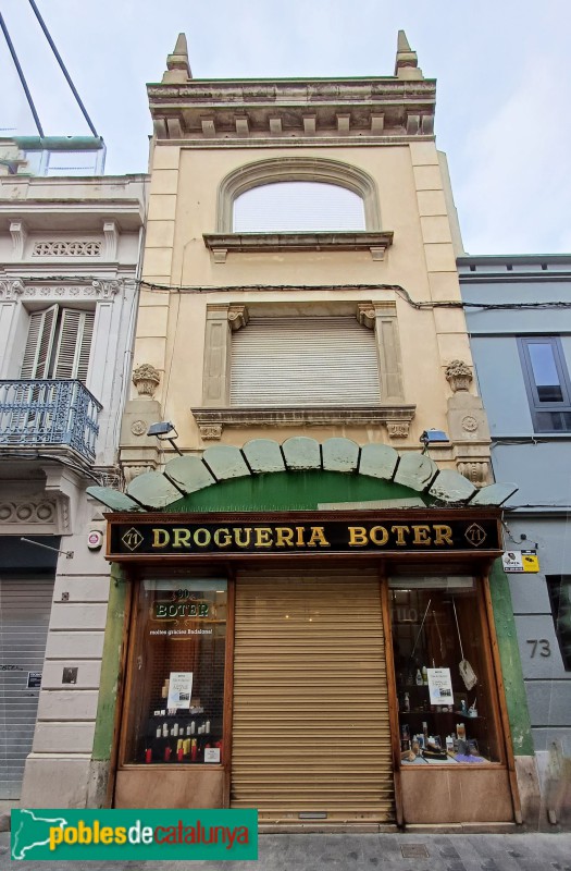 Badalona - Carrer del Mar, 71. Drogueria Boter