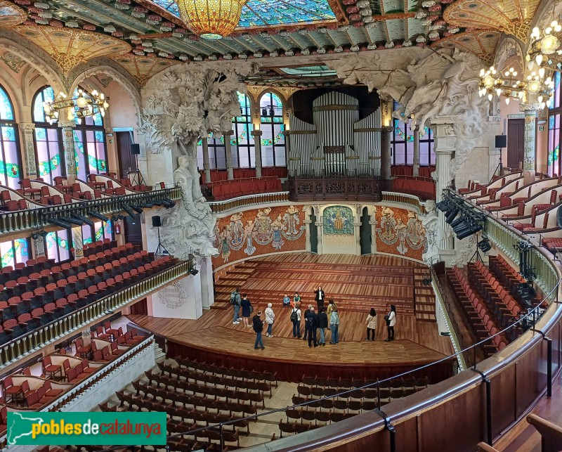 Barcelona - Palau de la Música. Escenari