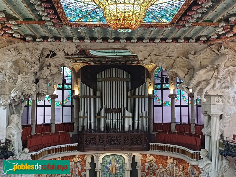 Barcelona - Palau de la Música. Escenari