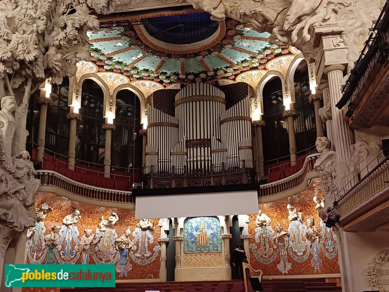 Barcelona - Palau de la Música. Escenari