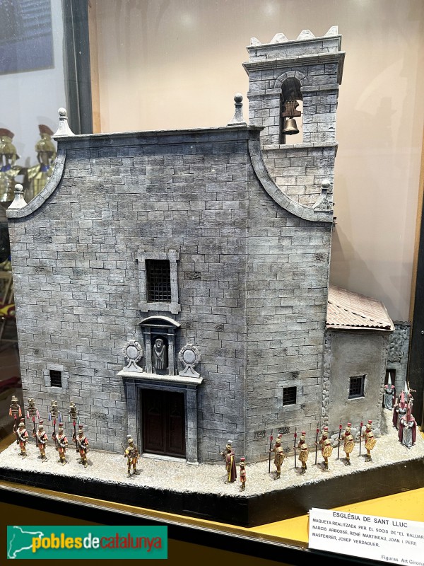 Girona - Església de Sant Lluc. Maqueta