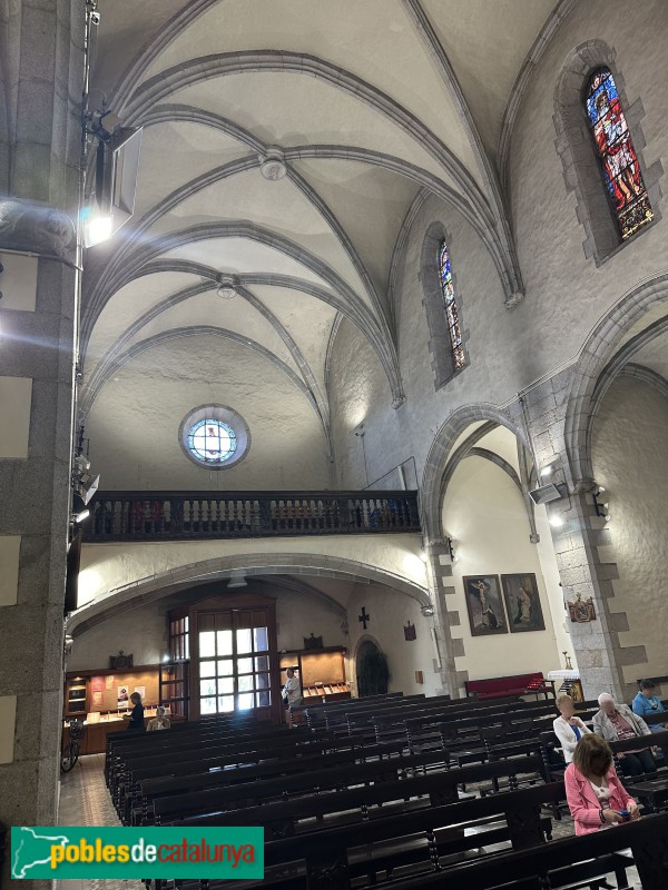 Santa Maria de Palautordera - Església de Santa Maria. Interior (Foto: Albert Esteves, 2024) Santa Maria de Palautordera - Església de Santa Maria. Interior