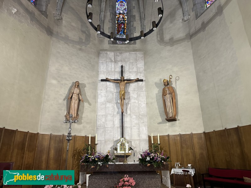 Santa Maria de Palautordera - Església de Santa Maria. Presbiteri (Foto: Albert Esteves, 2024) Santa Maria de Palautordera - Església de Santa Maria. Presbiteri