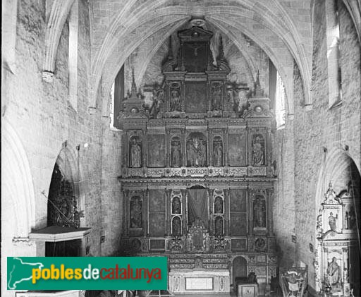 Santa Maria de Palautordera - Església de Santa Maria (Foto: <i>Albert Oliveras -Arxiu Fotogràfic Centre Excursionista de Catalunya-</i>, 1924) Santa Maria de Palautordera - Església de Santa Maria