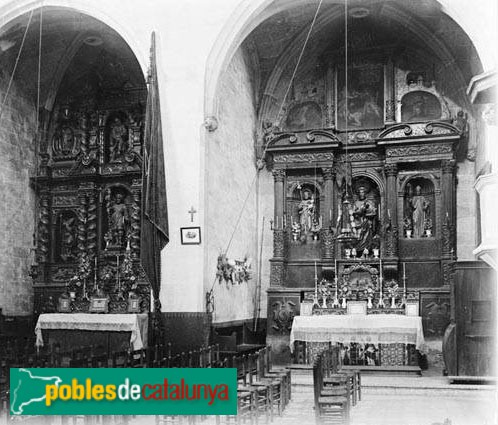 Santa Maria de Palautordera - Església de Santa Maria (Foto: <i>Albert Oliveras -Arxiu Fotogràfic Centre Excursionista de Catalunya-</i>, 1924) Santa Maria de Palautordera - Església de Santa Maria