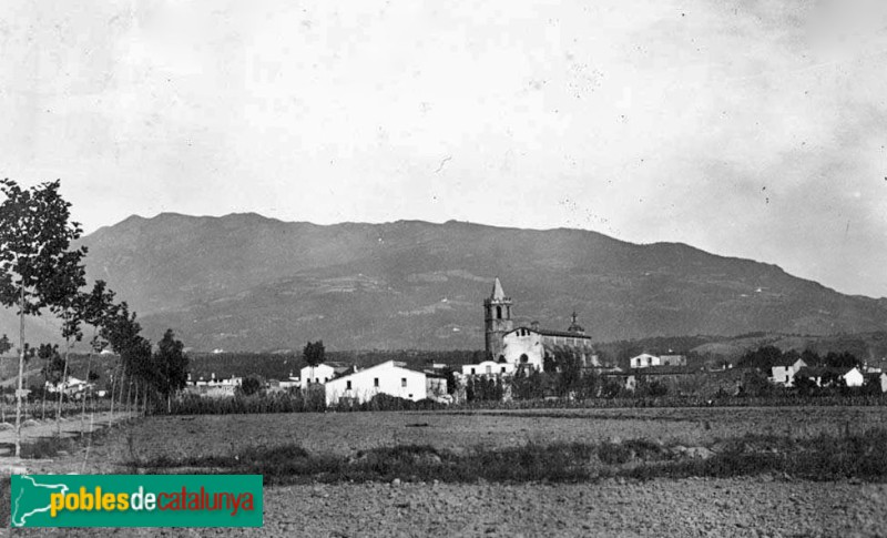 Santa Maria de Palautordera - Església de Santa Maria (Foto: <i>Antoni Gallardo -Arxiu Fotogràfic Centre Excursionista de Catalunya-</i>, c1897) Santa Maria de Palautordera - Església de Santa Maria