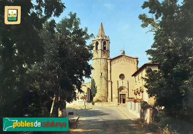 Santa Maria de Palautordera - Església de Santa Maria. Postal antiga Santa Maria de Palautordera - Església de Santa Maria. Postal antiga