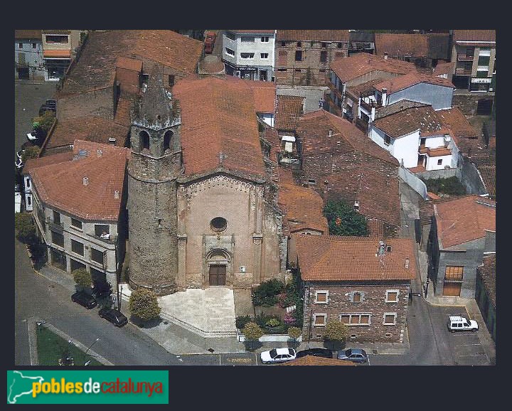 Santa Maria de Palautordera - Església de Santa Maria. Postal antiga Santa Maria de Palautordera - Església de Santa Maria. Postal antiga