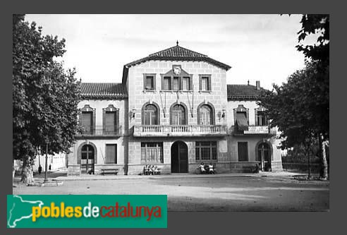 Santa Maria de Palautordera - Casa de la Vila. Postal antiga