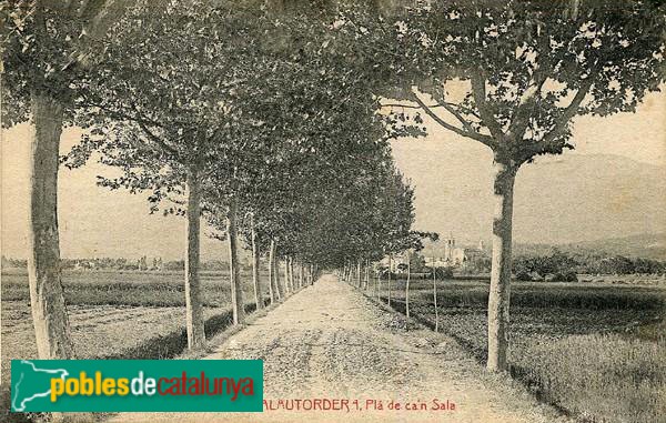 Santa Maria de Palautordera - Passeig del Remei. Postal antiga