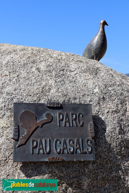 Santa Maria de Palautordera - Escultura <i>Homenatge a Pau Casals</i>