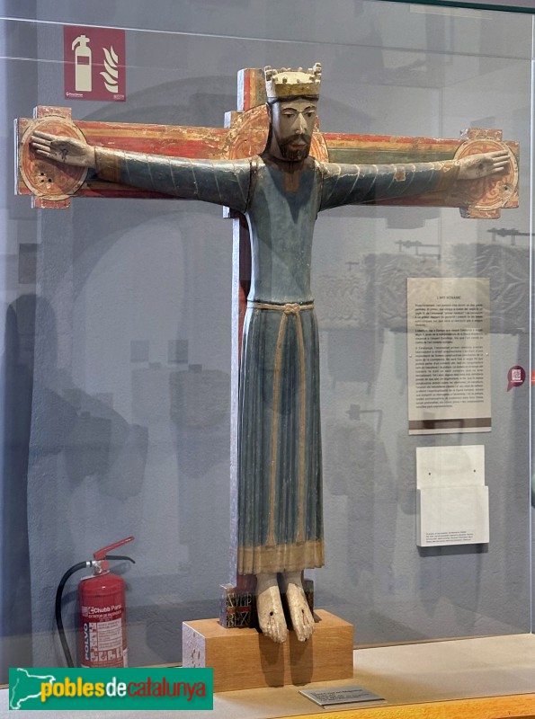 Museu d'Art de Girona - Crist de Sant Miquel de Cruïlles (segle XII)