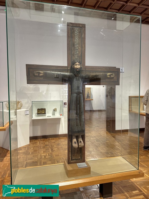 Museu d'Art de Girona - Crist de Sant Joan les Fonts (segle XII)