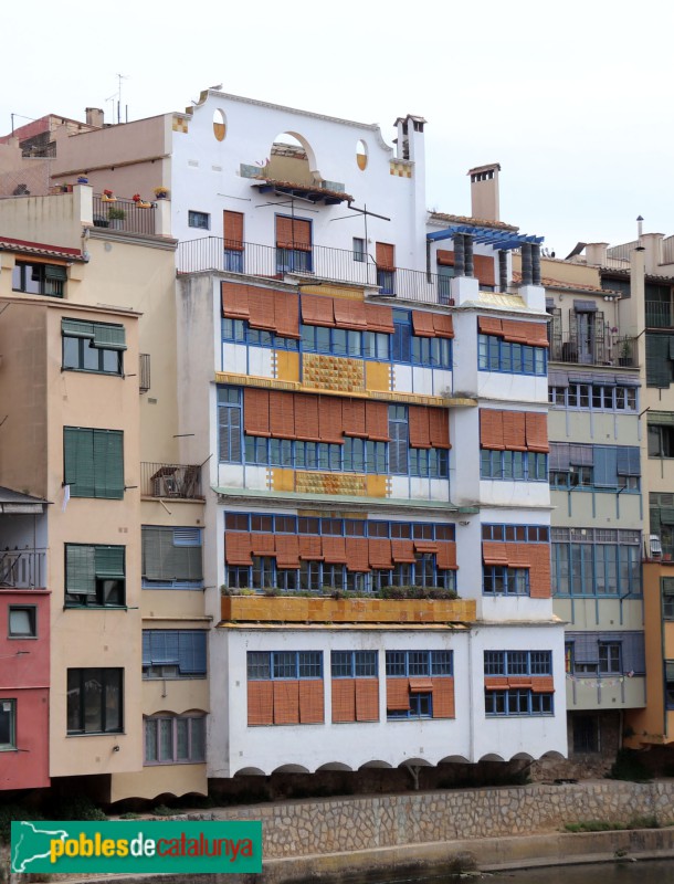 Girona - Casa Masó. Façana posterior