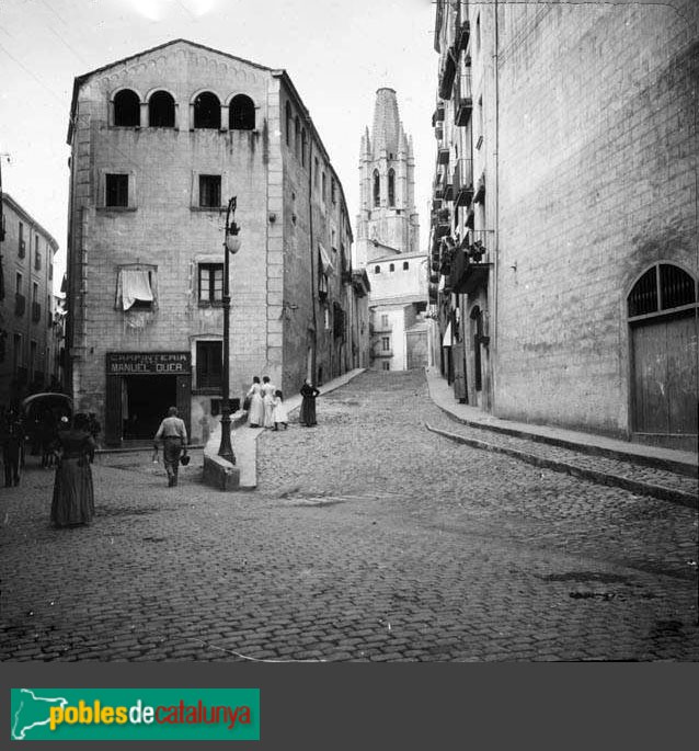 Girona - Carrer Ballesteries i Pujada de Sant Feliu