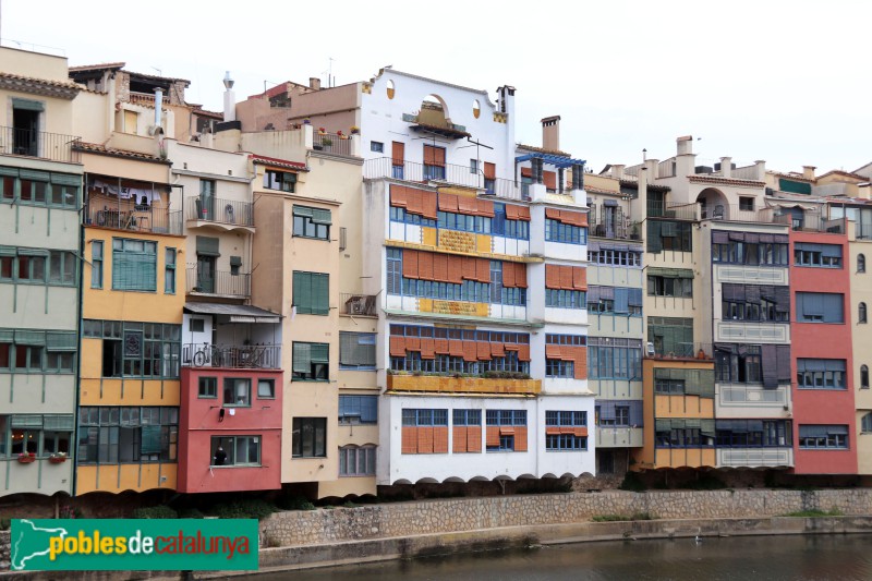 Girona - Casa Masó. Façana posterior