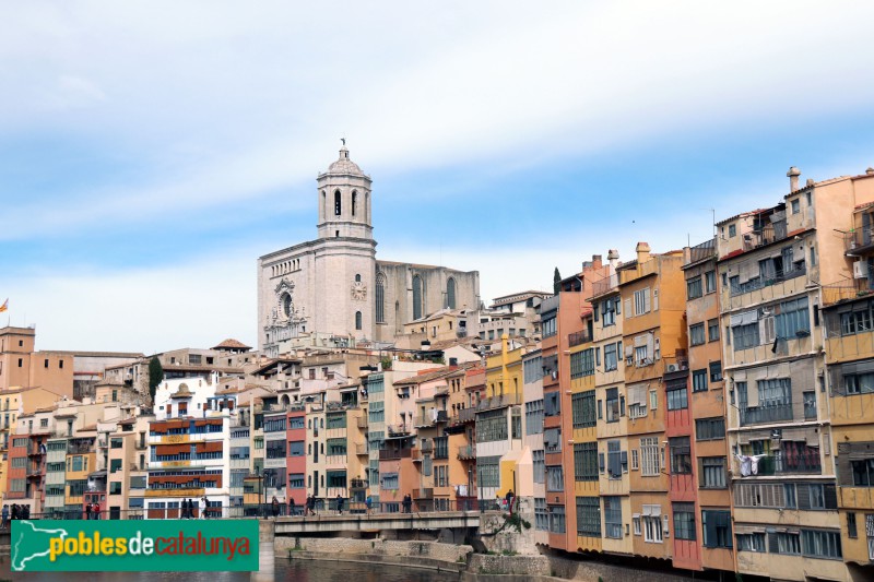 Girona - Façana de l'Onyar