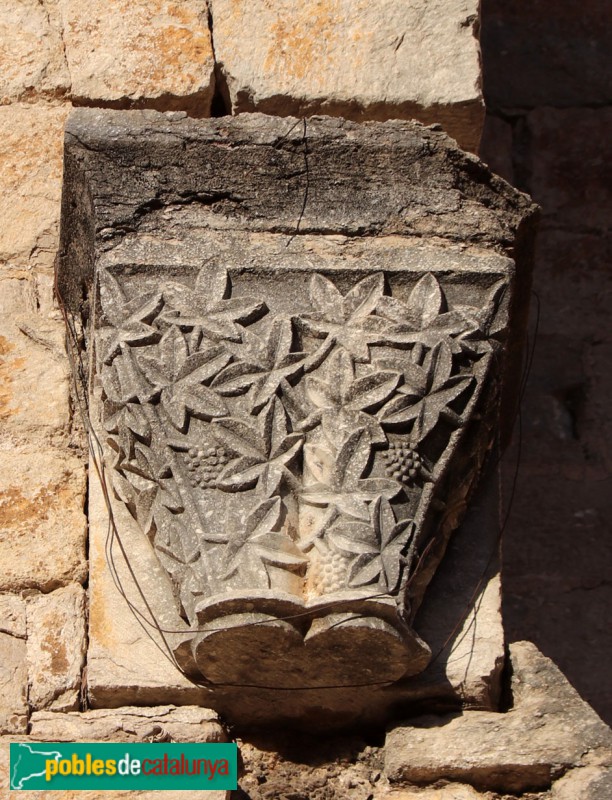 Girona - Convent de Sant Domènec. Capitell