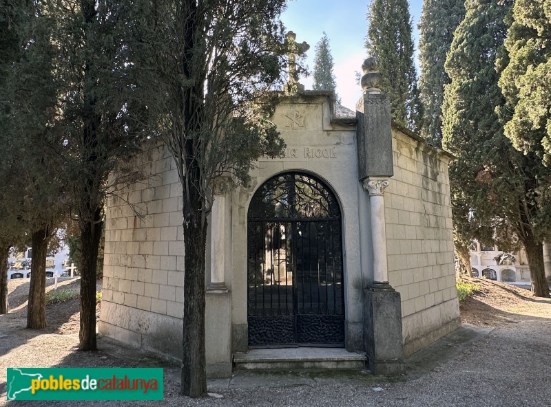 Sant Sadurní d'Anoia - Cementiri. Panteó Rigol