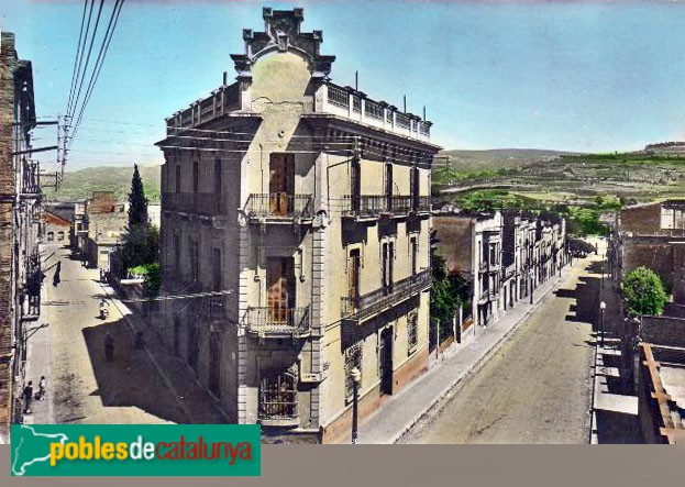 Sant Sadurní d'Anoia - Casa Formosa Ragué. Postal antiga