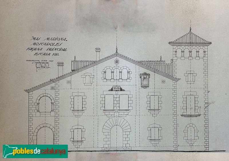 Fogars de Montclús - Masia Mariona (Casa Patxot). Plànol